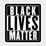 Black Lives Matter sticker - Thee Sticker God