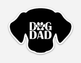 Dog Mom & Dad stickers - Thee Sticker God