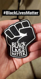 Black Lives Matter fist stickers