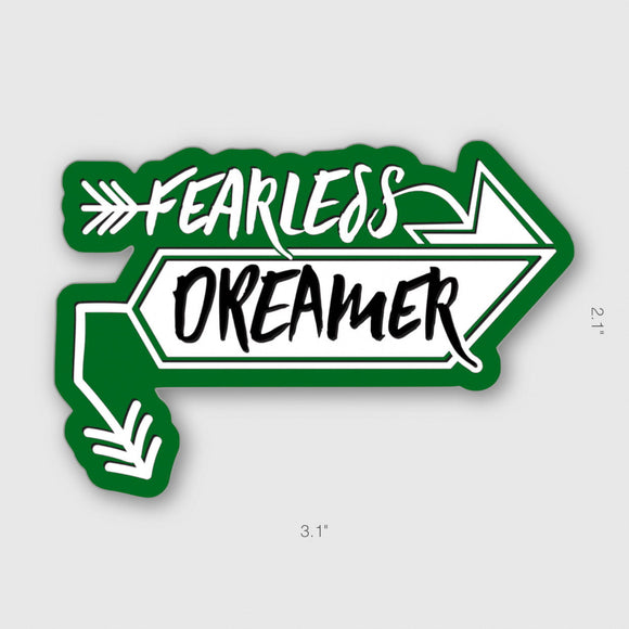 Fearless Dreamer sticker - Thee Sticker God