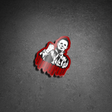 Michael Myers bloody sticker