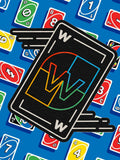 Uno Wild Card sticker - Thee Sticker God