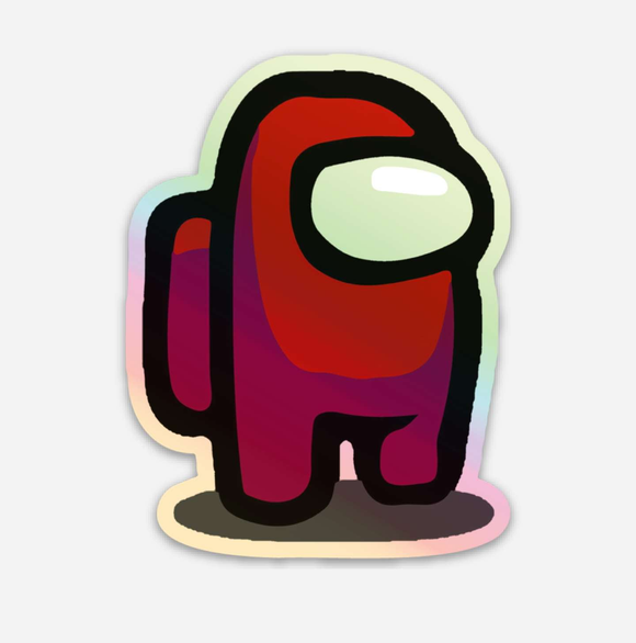 Among Us Holographic Character - Thee Sticker God