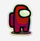 Among Us Holographic Character - Thee Sticker God