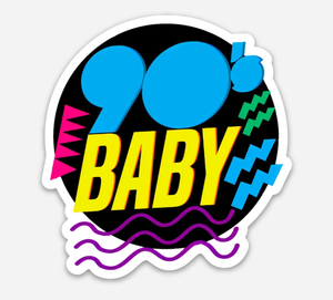 90's Baby Retro sticker - Thee Sticker God