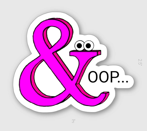 & OOP sticker - Thee Sticker God
