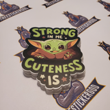 Cute Baby Yoda sticker
