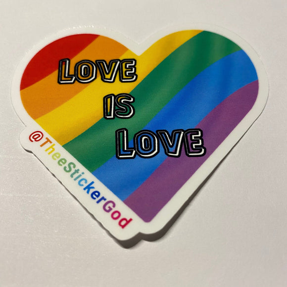 Love Is Love (Pride Month) stickers - Thee Sticker God