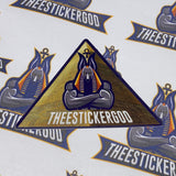 Custom Sticker God Logo sticker - Thee Sticker God