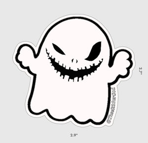 Creepy Ghost sticker - Thee Sticker God