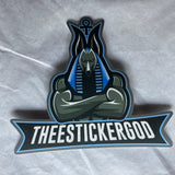 Limited Edition Sticker God logo sticker - Thee Sticker God
