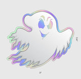Holographic Flying Ghost sticker - Thee Sticker God